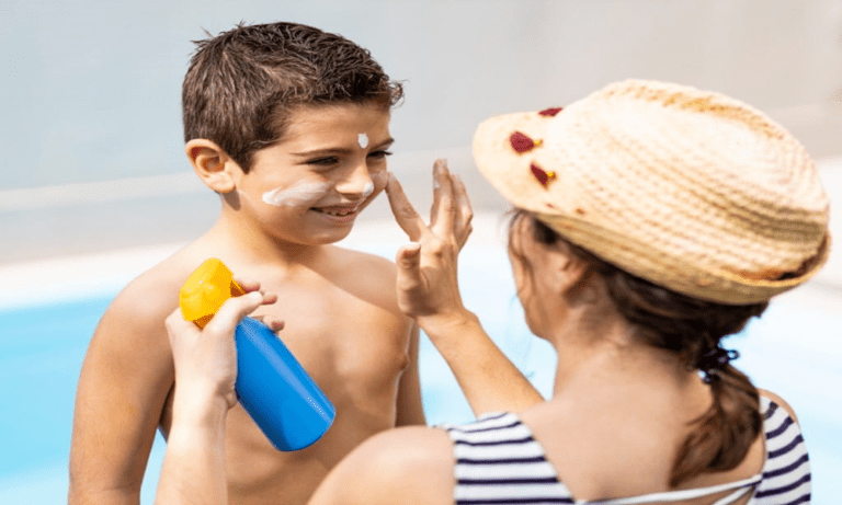 skincare for kids during summer